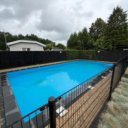 شقة Bosgeluk Veluwe Familiechalet Met Tuin Nabij Bos En Zwembad *